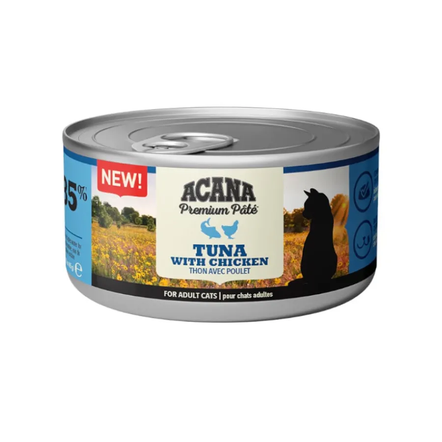 Acana Premium Paté Atún y Pollo lata para gatos Hot