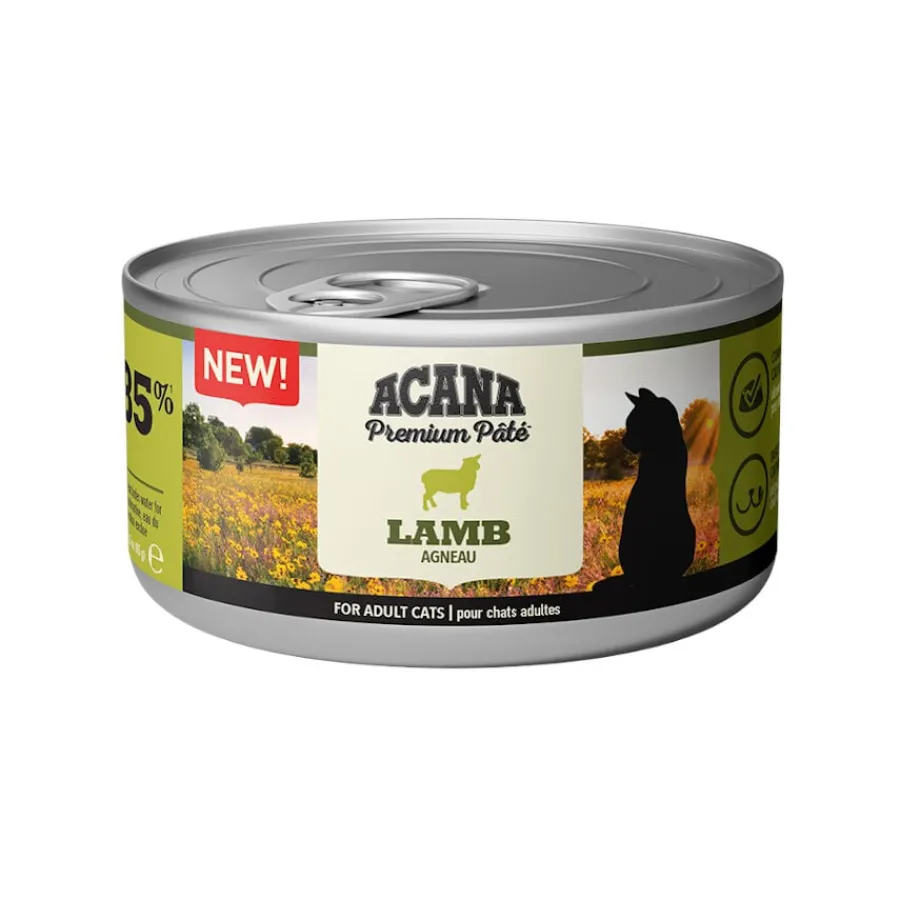 Acana Premium Paté Cordero lata para gatos New