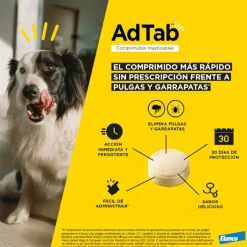AdTab Comprimidos Masticables Antiparasitarios para perros Sale