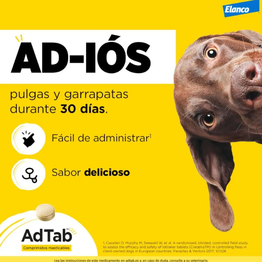 AdTab Comprimidos Masticables Antiparasitarios para perros Sale