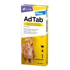 AdTab Comprimidos Masticables Antiparasitarios para gatos Clearance