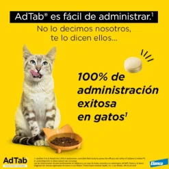 AdTab Comprimidos Masticables Antiparasitarios para gatos Clearance