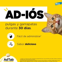 AdTab Comprimidos Masticables Antiparasitarios para gatos Clearance