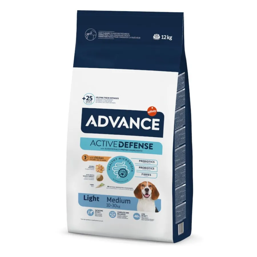 Advance Active Defense Medium Light Pollo y Arroz pienso para perros Best