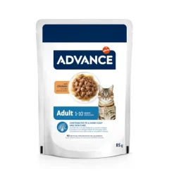 Advance Adult Bocaditos con Pollo en salsa sobre para gatos New