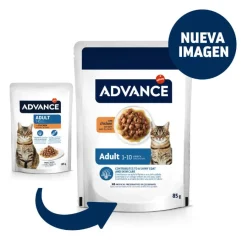 Advance Adult Bocaditos con Pollo en salsa sobre para gatos New