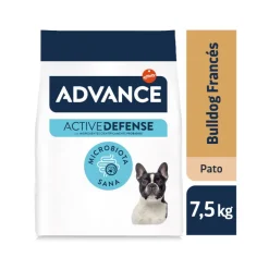 Advance Bulldog Francés Active Defense Pato y Arroz pienso para perros Outlet