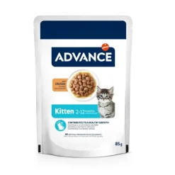 Advance Kitten Pollo en salsa sobre para gatitos Discount