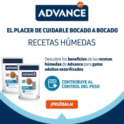 Advance Sterilized Adult Bacalao sobres para gatos Clearance