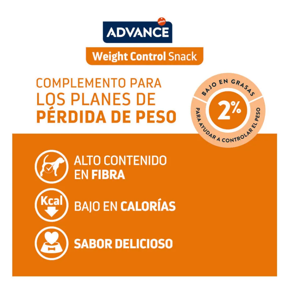 Advance Weight Control snack para perros Outlet