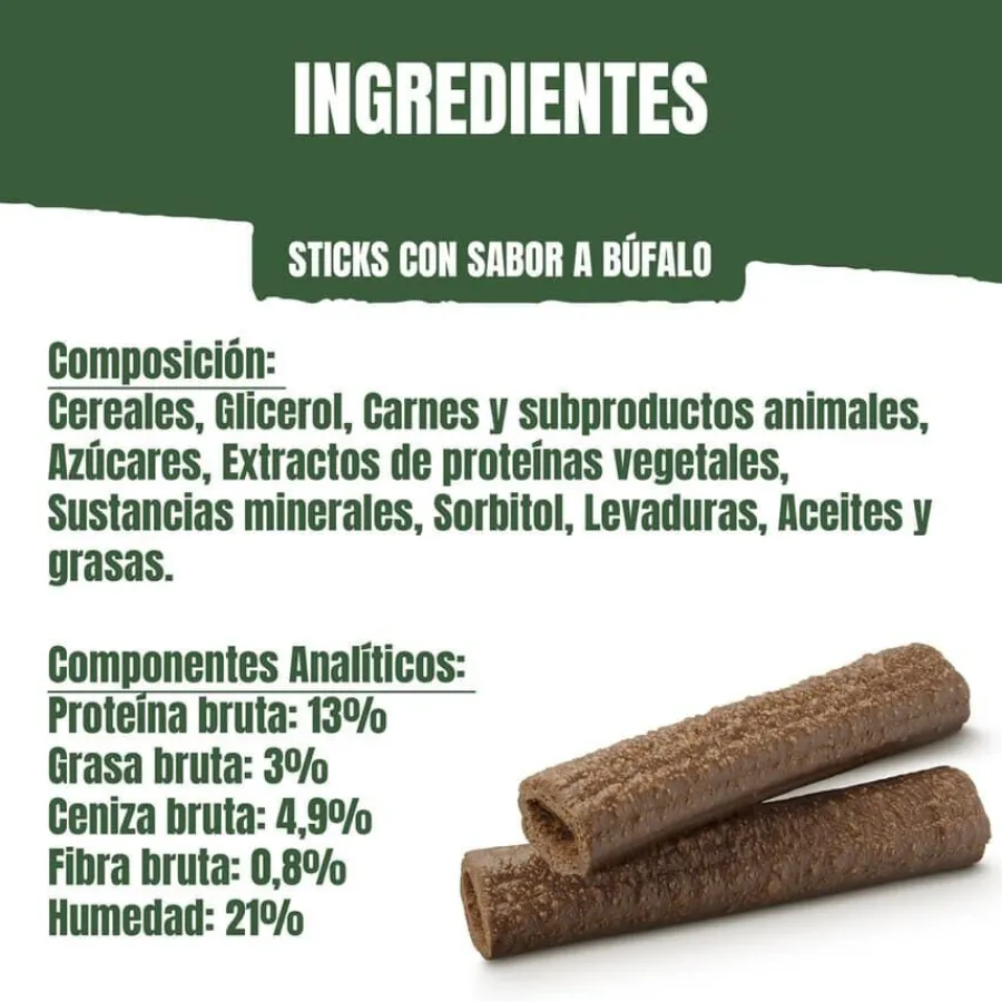 Adventuros Palitos Búfalo para perros Hot
