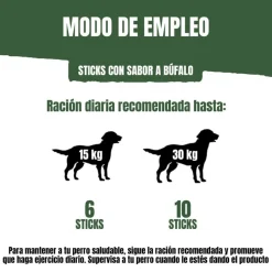 Adventuros Palitos Búfalo para perros Hot