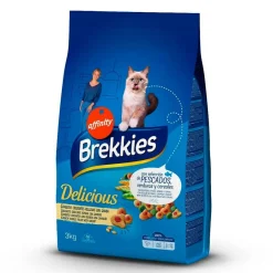 Brekkies Affinity Delicious Selección Pescado pienso para gatos Outlet