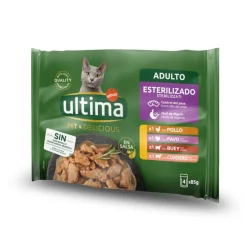 Ultima Affinity Fit & Delicious Carne sobre en salsa para gatos - Multipack Sale