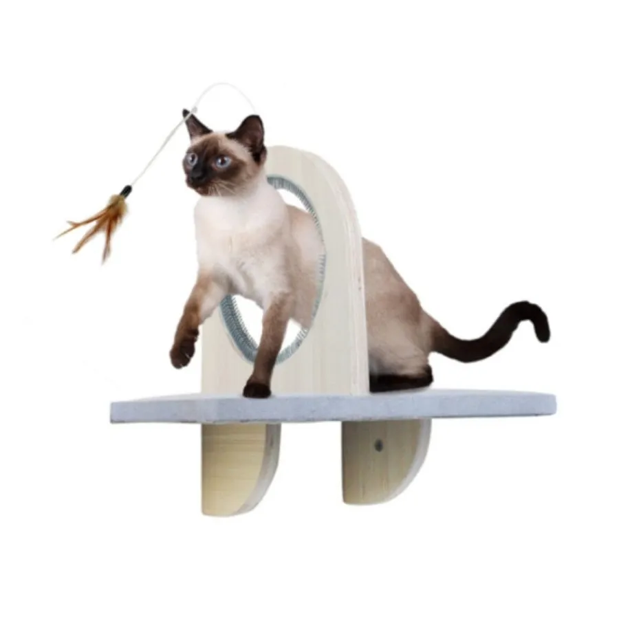 All For Paws Groom & Play Juguete para gatos con plataforma Online