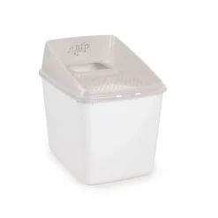 All For Paws No Mess Caja de Arenero Cubierto Beige para gatos Outlet