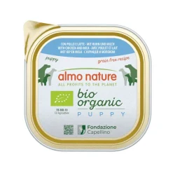 Almo Nature Bio Organic Puppy Grain Free Pollo con Leche tarrina para perros Clearance
