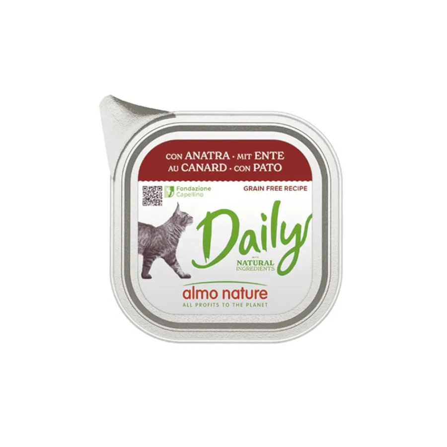 Almo Nature Daily Grain Free Pato para gatos Hot