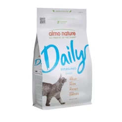 Almo Nature Daily Sterilised Pollo pienso para gatos Discount