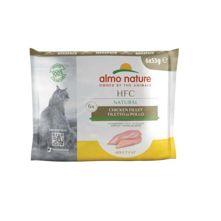 Almo Nature HFC Natural Recetas Variadas de Pollo en sobre para gatos Hot