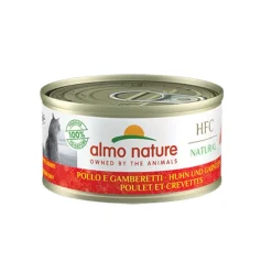 Almo Nature HFC pollo y gambas lata para gatos Clearance