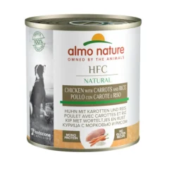 Almo Nature HFC Pollo, Zanahorias y Arroz lata para perros Sale