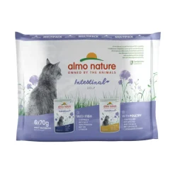 Almo Nature Intestinal Help Pescado y Aves sobre para gatos - Multipack Discount