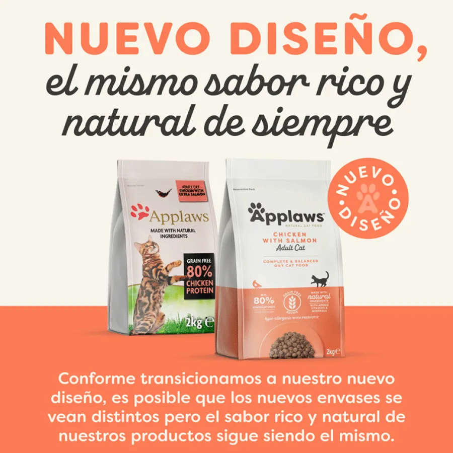 Applaws Adult Grain Free Salmón y Pollo pienso para gatos Outlet