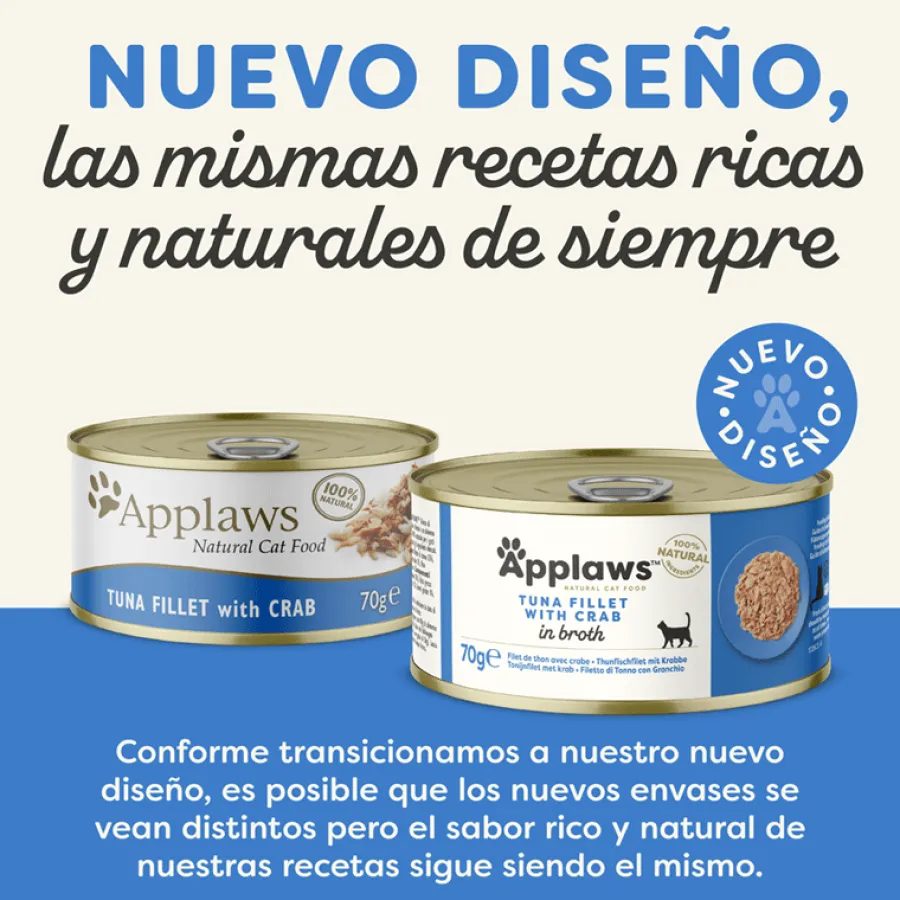 Applaws Atún y Cangrejo lata para gatos Outlet