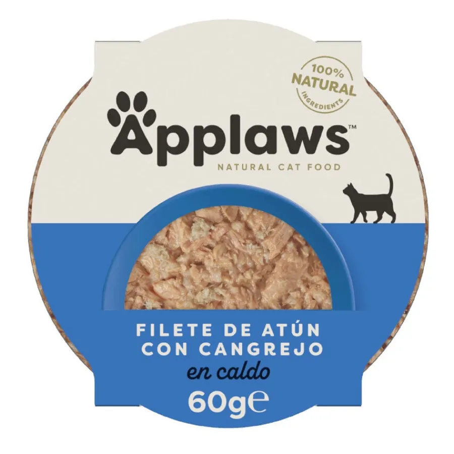 Applaws Atún y Cangrejo tarrina para gatos New