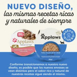 Applaws Atún y Cangrejo tarrina para gatos New
