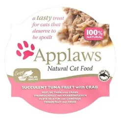 Applaws Atún y Cangrejo tarrina para gatos New