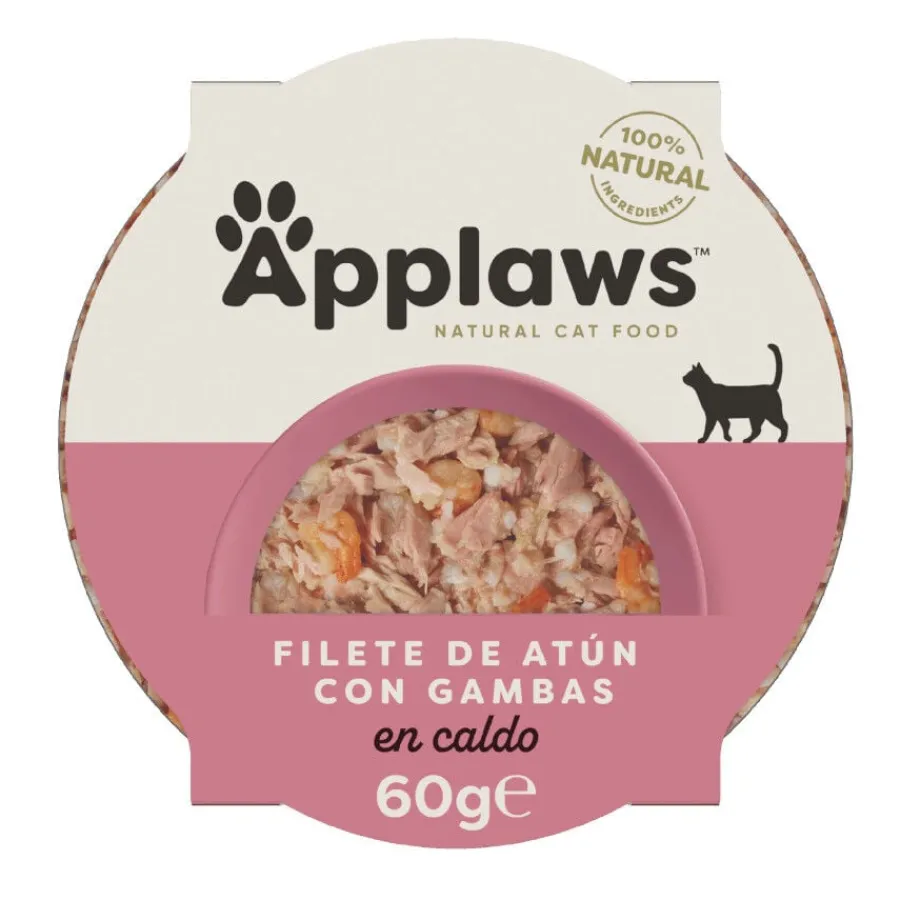 Applaws Atún y Gambas tarrina para gatos New