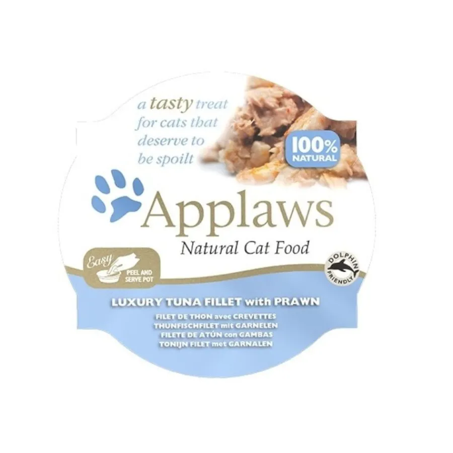 Applaws Atún y Gambas tarrina para gatos New