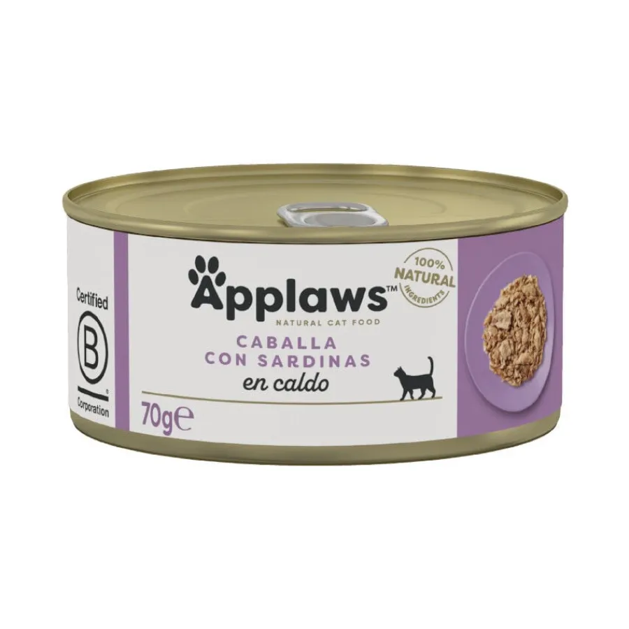 Applaws Caballa y Sardina lata para gatos Hot