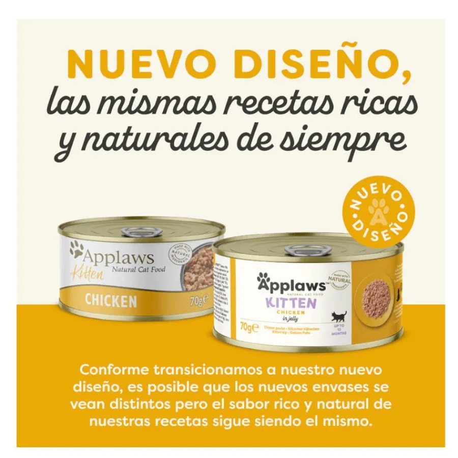 Applaws Kitten Pollo en Gelatina lata para gatos Sale