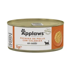 Applaws Pollo y Calabaza lata para gatos