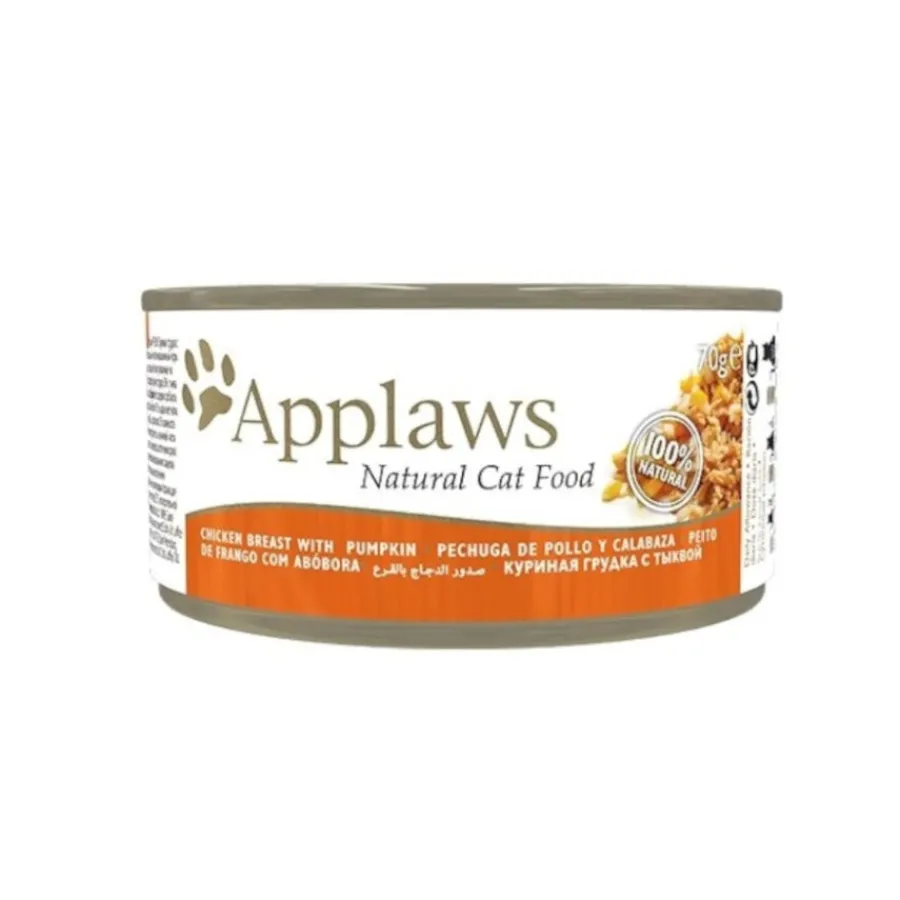 Applaws Pollo y Calabaza lata para gatos