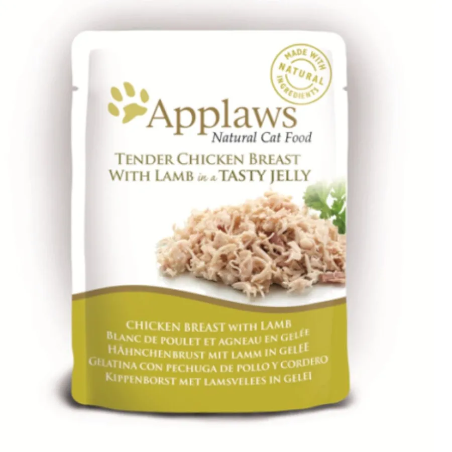 Applaws Pollo y Cordero en gelatina sobre para gatos Clearance