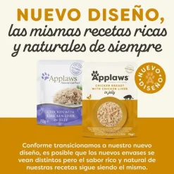 Applaws Pollo y Hígado en gelatina sobre para gatos