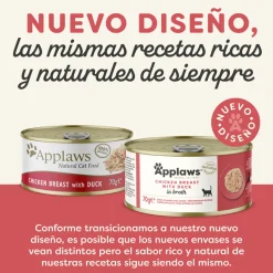 Applaws Pollo y Pato en caldo lata para gatos Discount