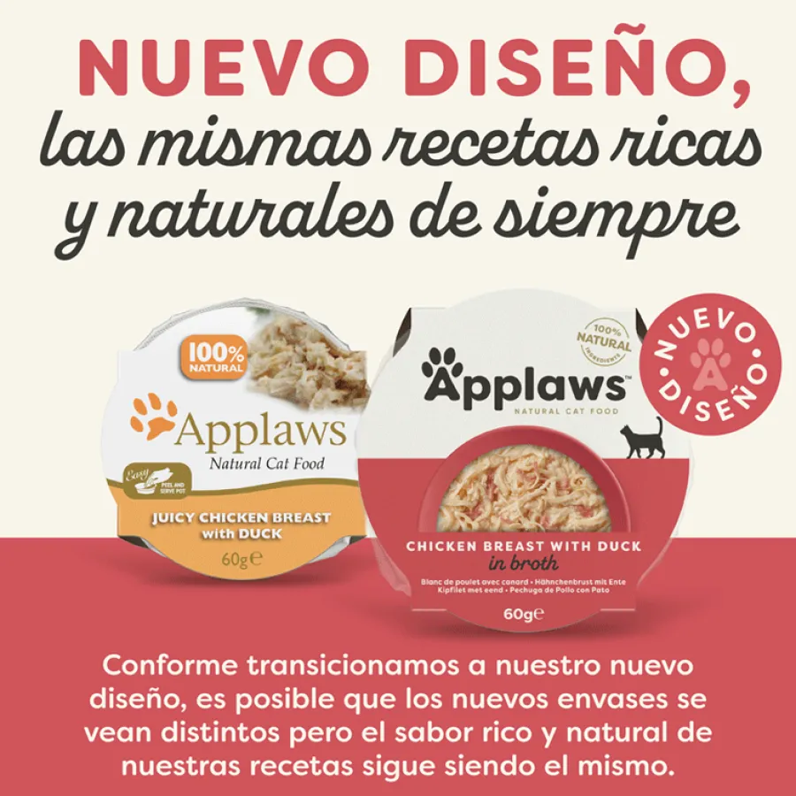 Applaws Pollo y Pato tarrina para gatos Online