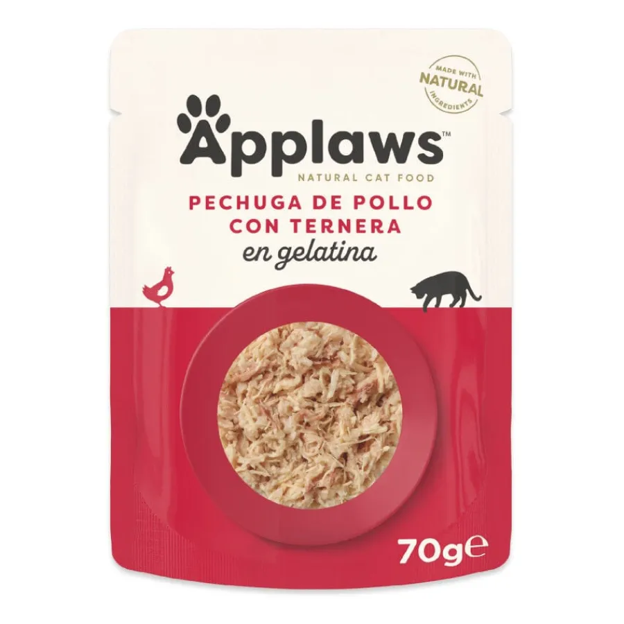 Applaws Pollo y Ternera en gelatina sobre para gatos Outlet