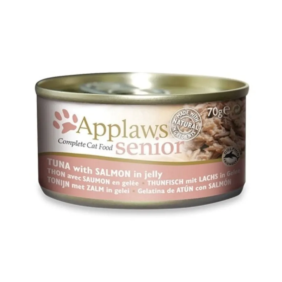 Applaws Senior Atún y Salmón lata en gelatina para gatos Online