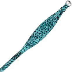 Arppe Collar de Cuero con Estampado Turquesa para Galgos Hot