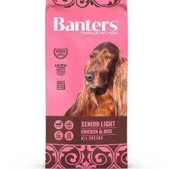 Banters Senior Light Pollo y Arroz pienso para perros New