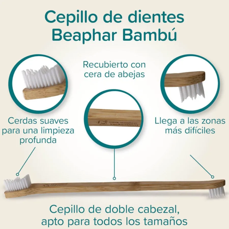 Beaphar Cepillo Dental de Bambú para Perros y Gatos Hot