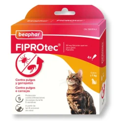 Beaphar Fiprotec Pipetas Antiparasitarias para gatos Discount