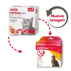 Beaphar Fiprotec Pipetas Antiparasitarias para gatos Discount