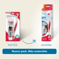 Beaphar Pack Dental Pasta y Cepillo para Perros y Gatos Online
